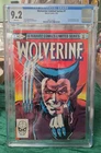 Wolverine #1 CGC Graded 9.2 (Marvel Comics September 1982)