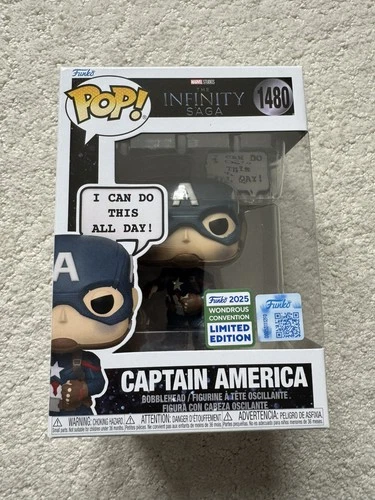 Funko Pop! Marvel Infinity Saga Captain America #1480 2025 I Can Do This All Day