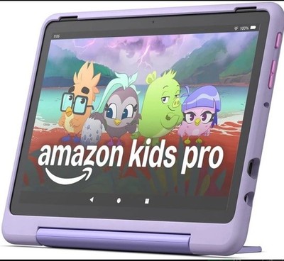Amazon Fire HD 10 Kids Pro Tablet | 13. Gen. | 32GB | Lila Happy-Day-Design NEU