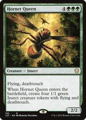 Hornet Queen (Commander 2021 193) - Rare Magic: The Gathering Karte