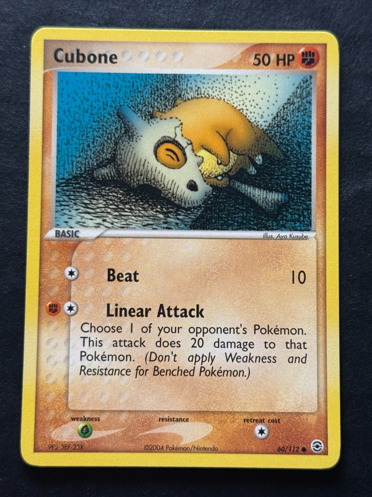 Cubone | EX FireRed & LeafGreen | Regular | 60/112 | 2004 | Near Mint (NM)