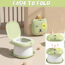 Portable Toddler Travel Potty Chair with Premium Waste Bags   Perfect for Car, C