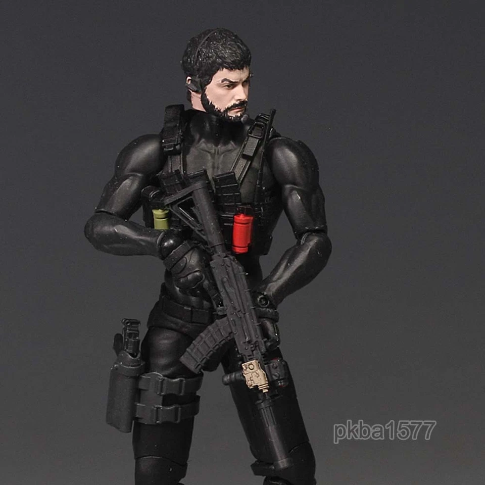 Pre-sale 1 Set Premium 1/18 Scale 3.75" Soldier Chris Aciton Figure Toy Gift - Image 2 of 4