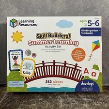 Learning Resources Skill Builders Summer Learning Set Kids Ages 5-6 K-1 LER 1259