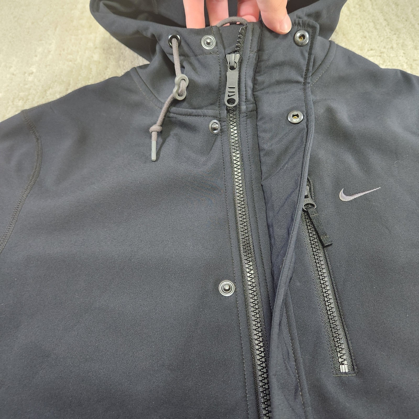 Nike Tech Jacket Women Medium Softshell Fleece Li… - image 7