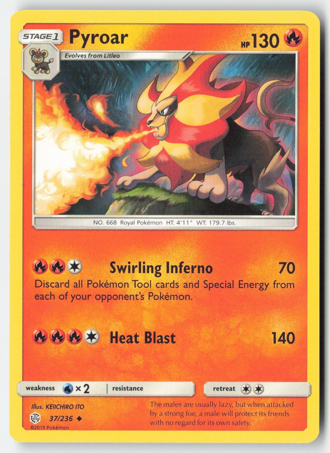 Pokemon - Pyroar #37/236 - CEC Uncommon