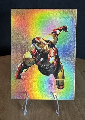 2022 Marvel Fleer Iron Man Gold Medallion 26/200. Iron Man