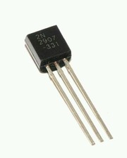 50pcs 2N2907 PNP Transistor TO-92 600ma 60v. USA seller...