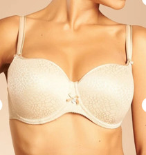Chantelle 1896 C Magnifique Sweetheart T-Shirt Bra Toast Size 44DDD