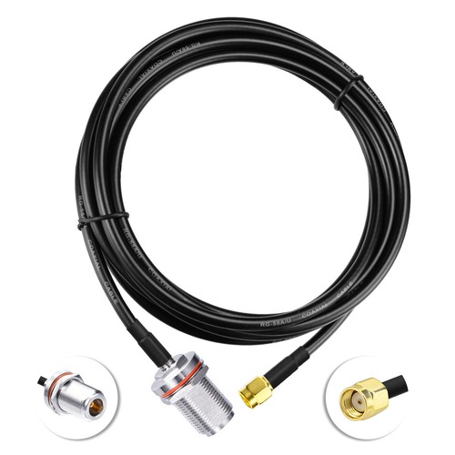 N Female to RP-SMA Male Cable 3m for HNT Helium Hotspot Miner RAK Nebra Bobcat - Picture 8 of 9