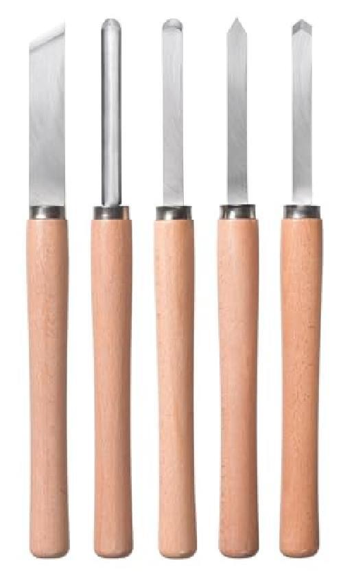 Kit 5 Pezzi Scalpelli per Tornitrici Einhell - Acciaio Alta Qualità