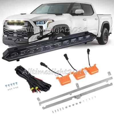 Racing Grille Light LED BAR &3 Amber Set For TUNDRA for TRD PRO 2022-2024