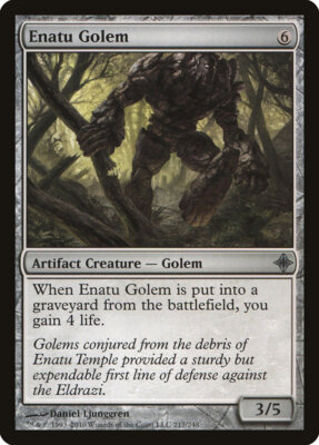 4x Enatu Golem - NM/LP - Zendikar Block - SPARROW MAGIC