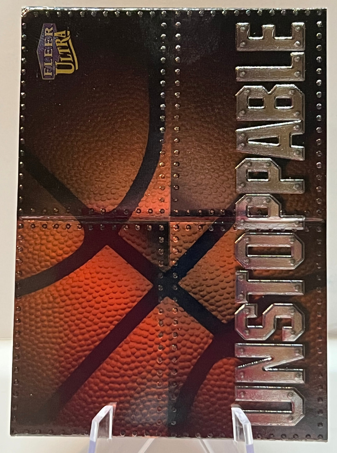 Michael Jordan 1998-99 Fleer Ultra "Unstoppable" Foldable Holofoil #1