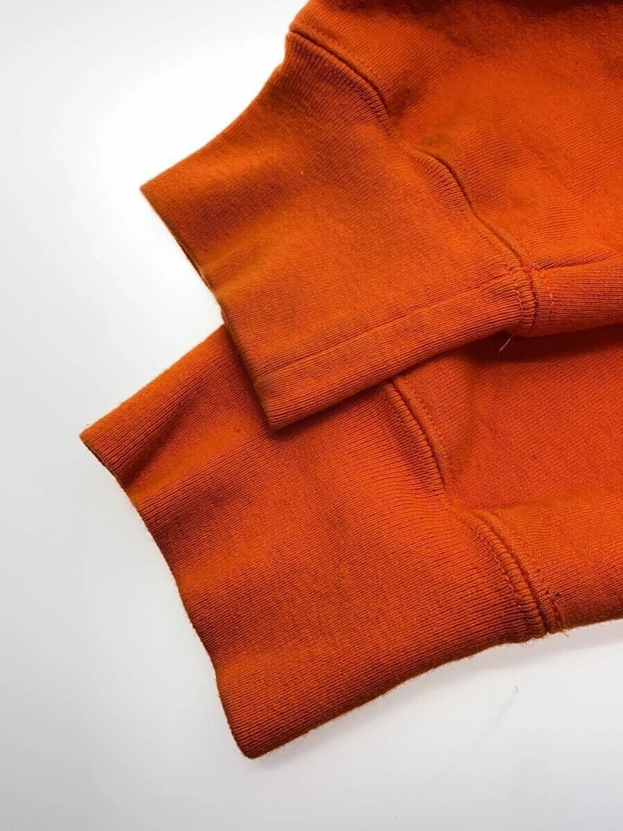 Felpa con cappuccio Supreme L cotone arancione tinta unita mondiale 23SS usata
