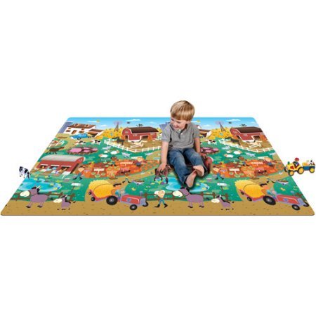 farm floor play mat