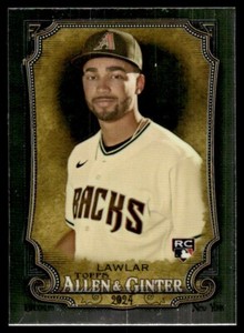 Jordan Lawlar 2024 Topps Allen & Ginter Rookie Chrome Card RC #99 Arizona