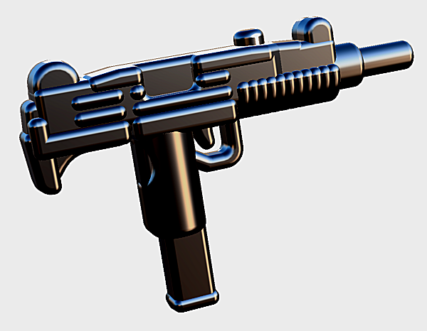 Brickarms Spy Pistol For Minifigures -NEW- Pack OF 2 Black - Foto 13