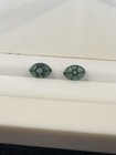 GIA CERTIFIED, Colombian, Trapiche Emerald well matched cabochon pair-very rare. — photo 7