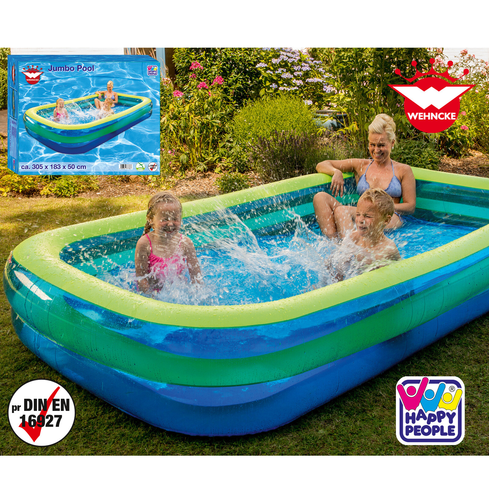 Planschbecken Pool Kinder Schwimmbecken Kinderpool Schwimmbad Wasserspass Garten