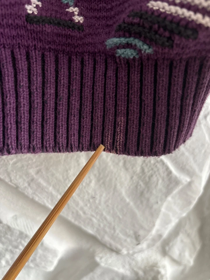 Bachrach Cardigan V Neck Large Vintage 80's Grandpa Grunge Cobain Cool - Image 4 of 4