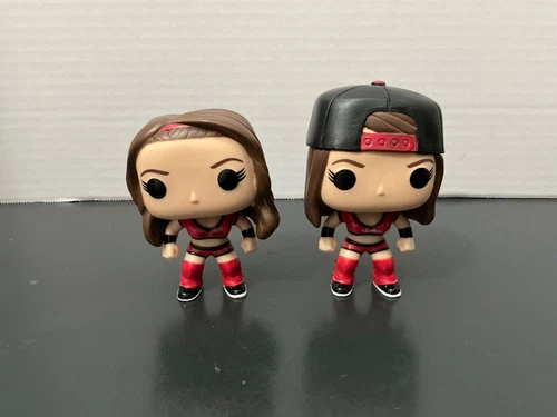 Funko Pop! WWE Brie and Nikki Bella Twins 2 Pack WWE Exclusive (Red Gear) loose