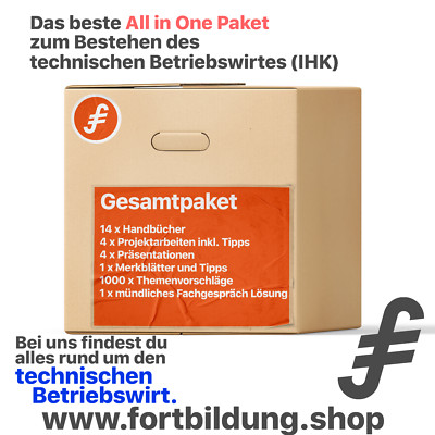 technischer Betriebswirt IHK - Komplette Sammlung zum einfachen Bestehen