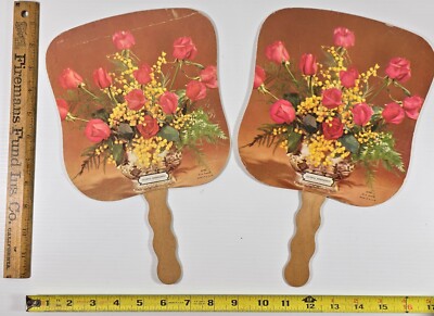 1961 Fletcher-Nasevich Funeral Fans by A. Scheer   ''Colorful Arrangement''