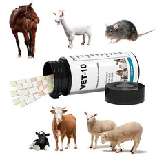 100pcs Pet Urine Test Strips Accurate Urinalysis Parameter Tests 10 In 1 Detects