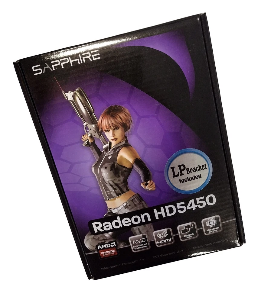 NEW! - Sapphire AMD Radeon HD5450 1GB, DDR3, PCI-E, HDMI, DVI, VGA Graphics Card - Image 4 of 4