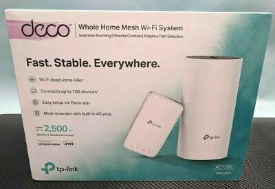 NEW TP-Link Deco E3 - AC1200 - Whole Home Mesh Wi-Fi System - (BR3)
