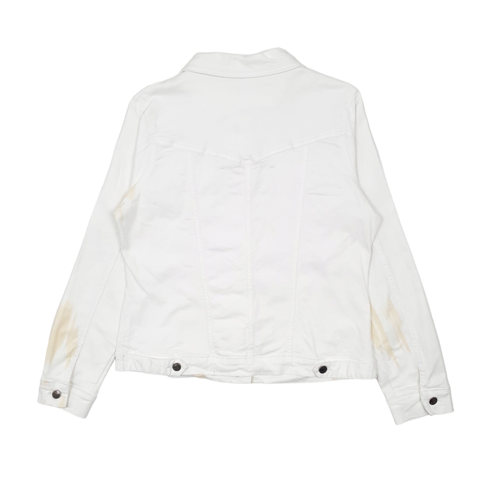 LEE Denim Jacket Coat Riders Trucker Womens L image 3