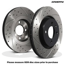 DISCHI FRENO ANTERIORI FORATI SCANALATI 294MM PER SEAT IBIZA 6K 2.0I CUPRA 1.8I 1.9TDI