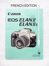 CANON EOS ELAN II / ELAN IIE Instruction book  In FRENCH  99p  7.65 