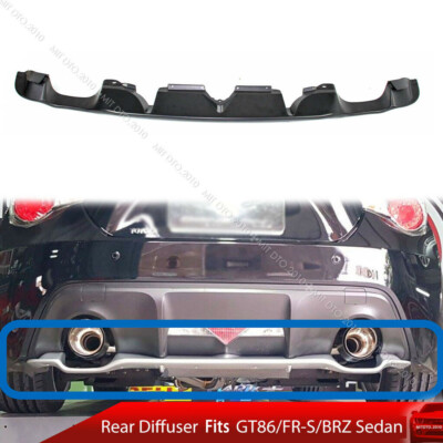 Unpainted Fit For Toyota GT86 FT86 FR-S Subaru BRZ 2D Rear Diffuser Spoiler