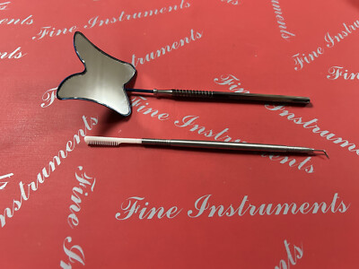 Wimpernspiegel Wimpern Insepektionspiegel + Wimpernstäbchen.