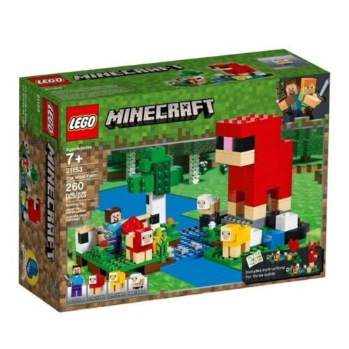 21153 THE WOOL FARM minecraft lego legos set NEW Steve baby sheep