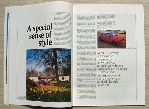 The MARQUE LANCIA In House Magazine Autumn 1988 ECV2-DELTA HF INTEGRALE-THEMA - Picture 4 of 4