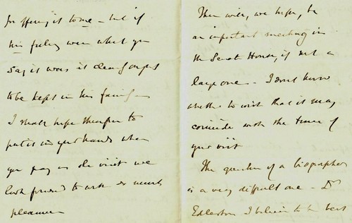 RARE! “Master of Trinity College” William Hepworth Thompson Hand Written Letter - Picture 2 of 3