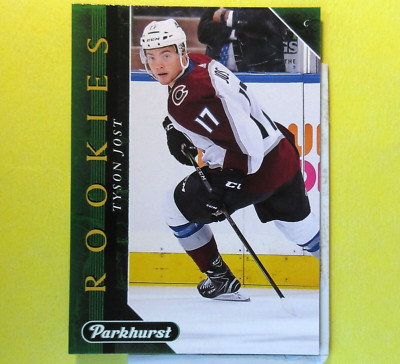 TYSON JOST  2017-18  ROOKIE  PARKHURST GREEN  #PR2  Colorado Avalanche