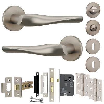 Türdrückergarnituren Innentürgriffe Nickel Chrom Türgriffe Hebel Innen