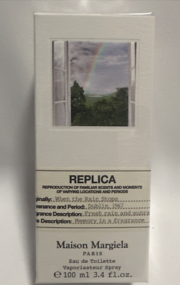 Maison Margiela Replica WHEN THE RAIN STOPS EDT 100ml New & Sealed