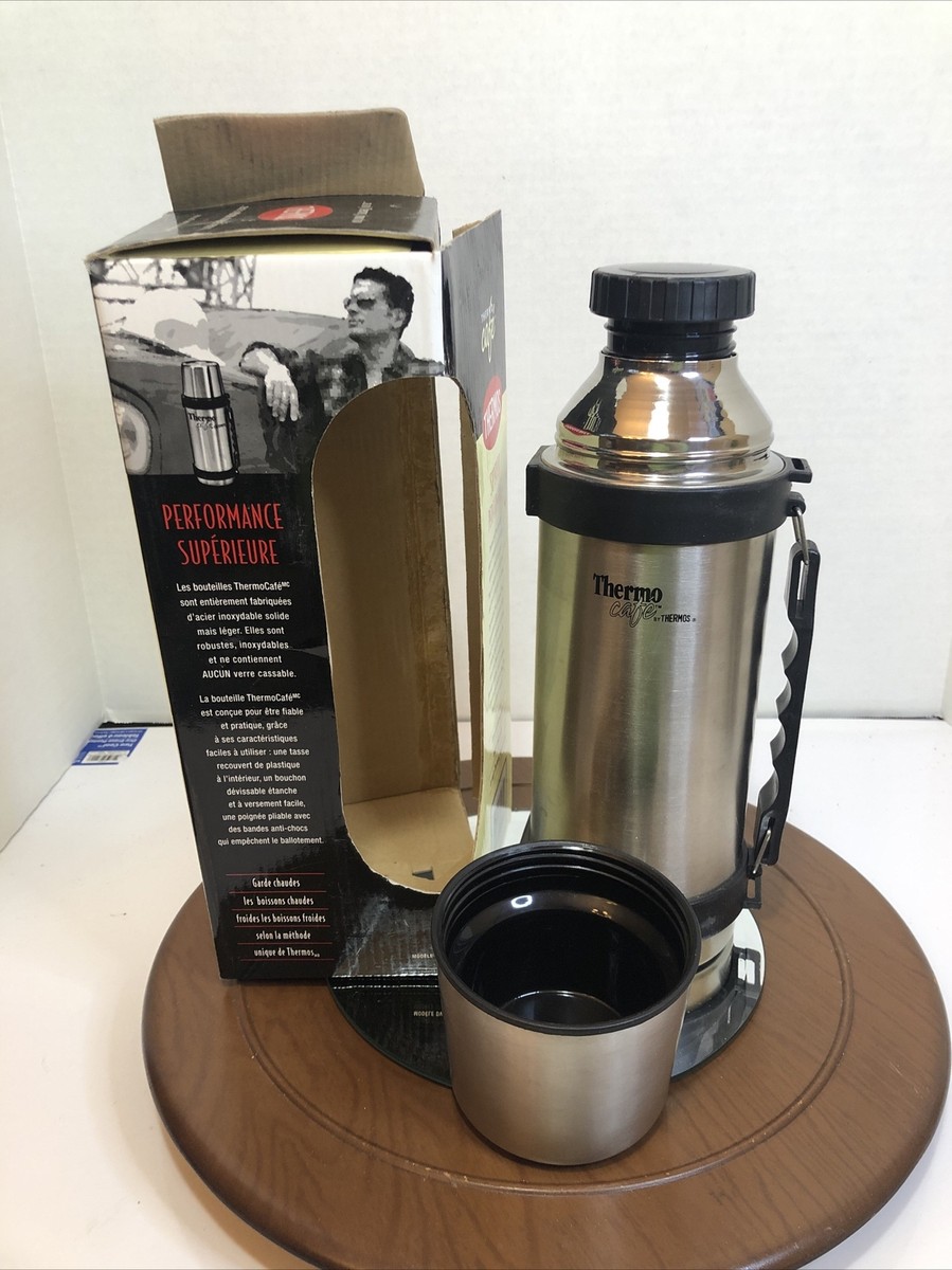 THERMO CAFE-THERMOS Stainless Steel Portable Insulated Travel Bottle