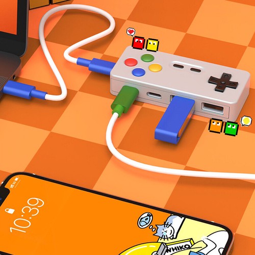 4in1 Gamepad Modelling HUB Game Controller Computer USB Type-C USB-C Interface - Photo 10/12