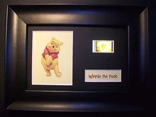 WINNIE THE POOH Framed Movie Film Cell Memorabilia - Compliments poster dvd book