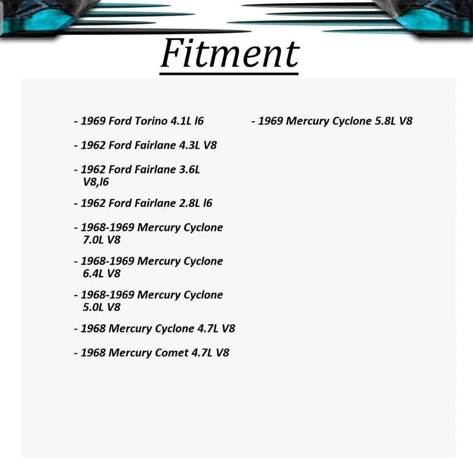 Cilindro de roda de freio dianteiro traseiro para Ford Fairlane 1962 1966 1967 1968_CB - Imagem 4 de 4