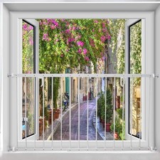 Window Security Bars, French Balcony Railing Indoor Window Grille