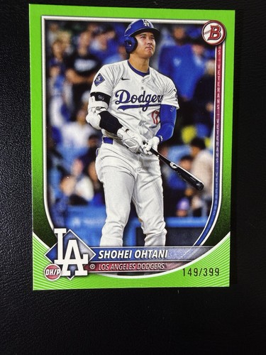 2026 Bowman - Shohei Ohtani #52 Chrome Neon Green Mojo Refractor /399