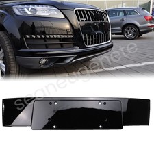 Front Bumper Grille License Plate Holder G Fits For Audi Q7 2007-15 4l0807285a