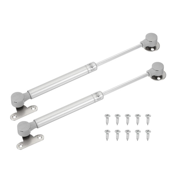 2 StüCk 60N/13Lb Gasfedern FüR SchräNke, Gasdruckfedern, HebestüTzen, Silber-image